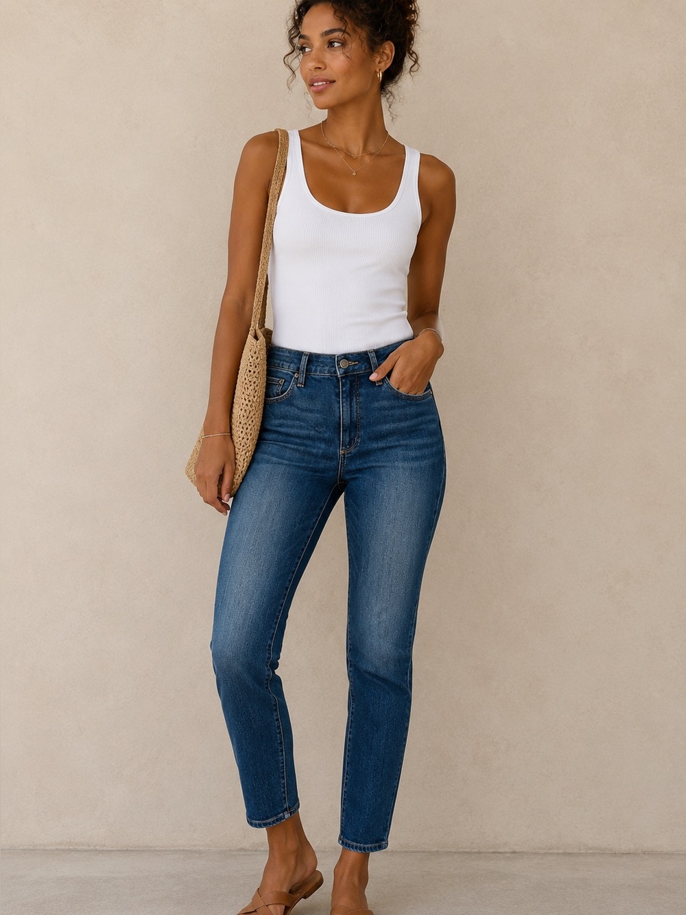 PAIGE Indigo Stretch Skinny Jeans Hoxton Ankle Sz 30